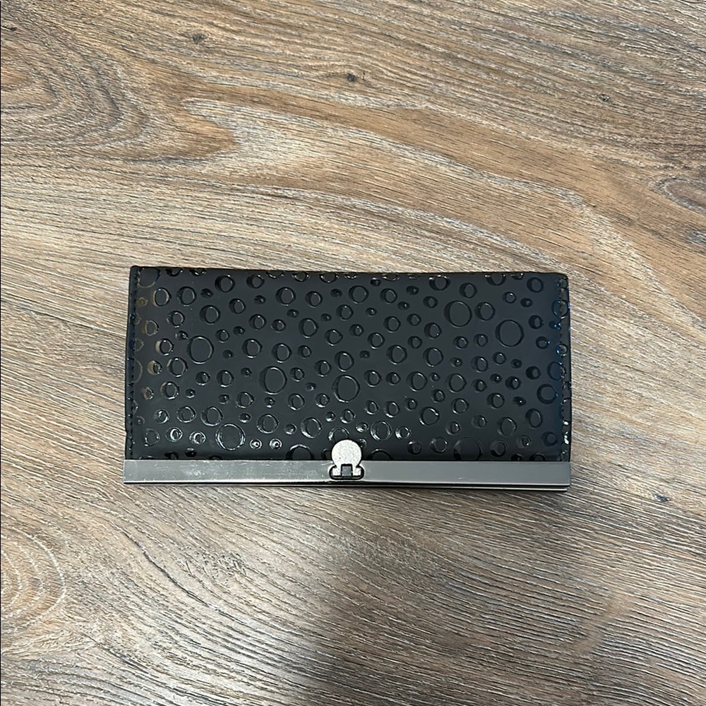 Textured Black Wallet
